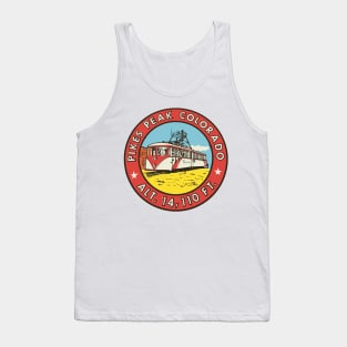 Vintage Pikes Peak Decal Tank Top